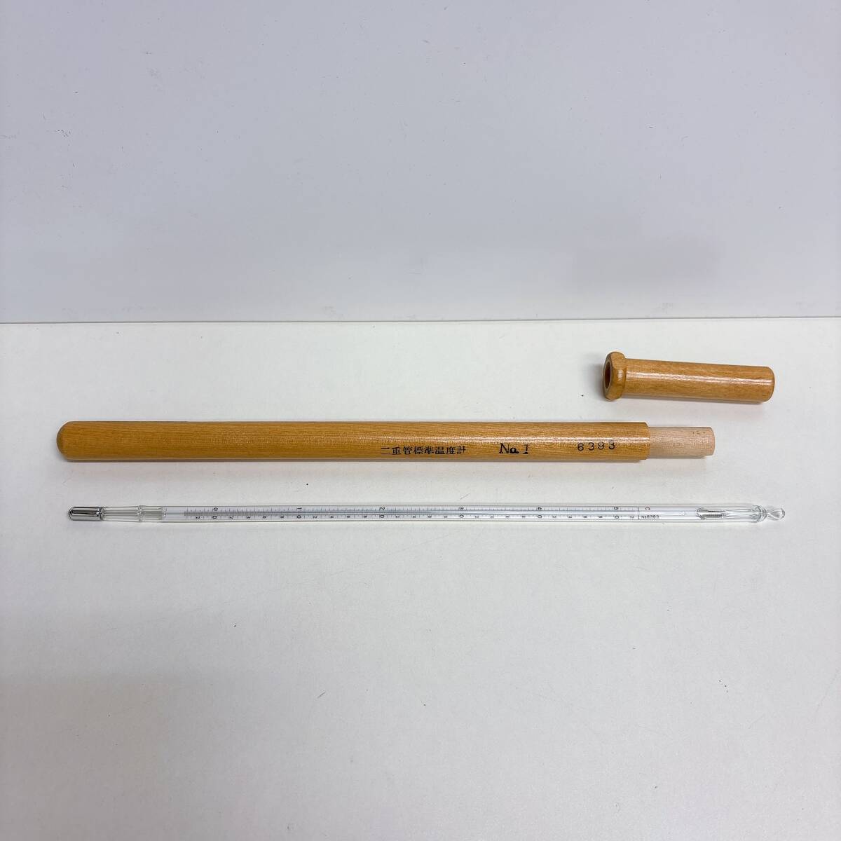 佐藤計量器 二重管標準温度計 No.1 長期保管 動作未確認 現状品