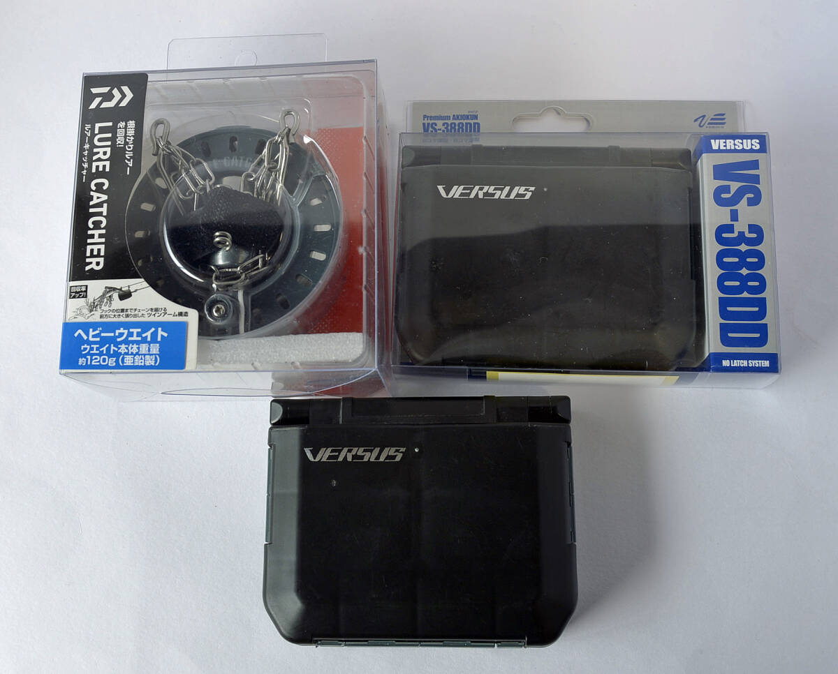 ☆ダイワ(DAIWA) 根がかり回収 ルアーキャッチャー/ヘビー＆メイホウ(MEIHO) VERSUS VS-388DD ブラック☆未使用品