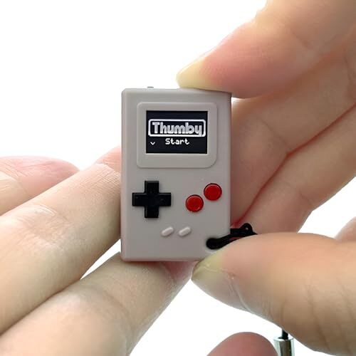 TinyCircuits Thumby（サムビー）世界最小クラス ミニゲーム機 キーホルダー対応 プログラミング可能 レトロ携帯/