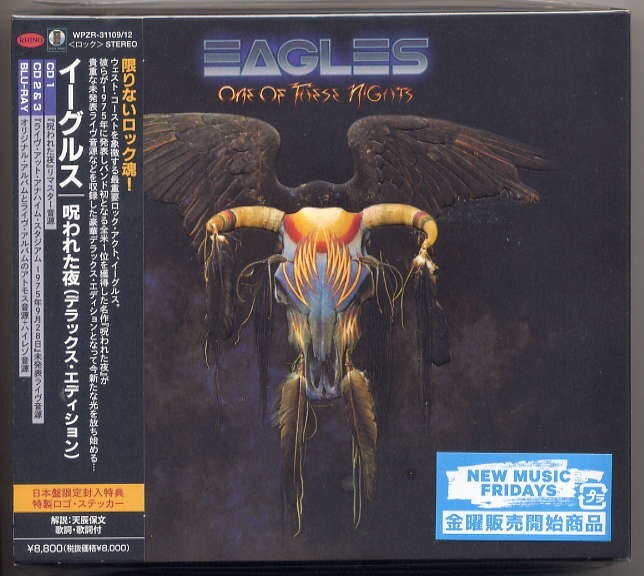 ☆イーグルス Eagles 「呪われた夜 (デラックス・エディション)」 3CD+Blu-ray Audio+ステッカー 新品 未開封