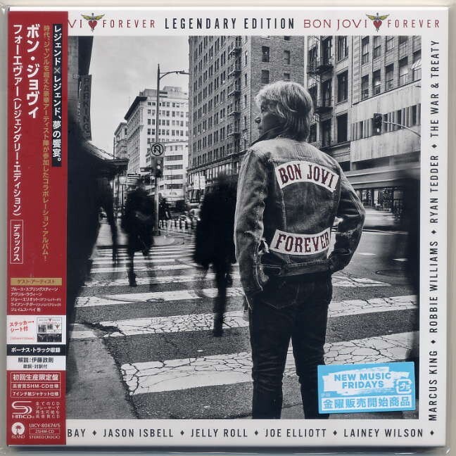 ☆ボン・ジョヴィ BON JOVI 「フォーエヴァー (レジェンダリー・エディション) デラックス」 完全生産限定盤 2SHM-CD+ステッカー・シート