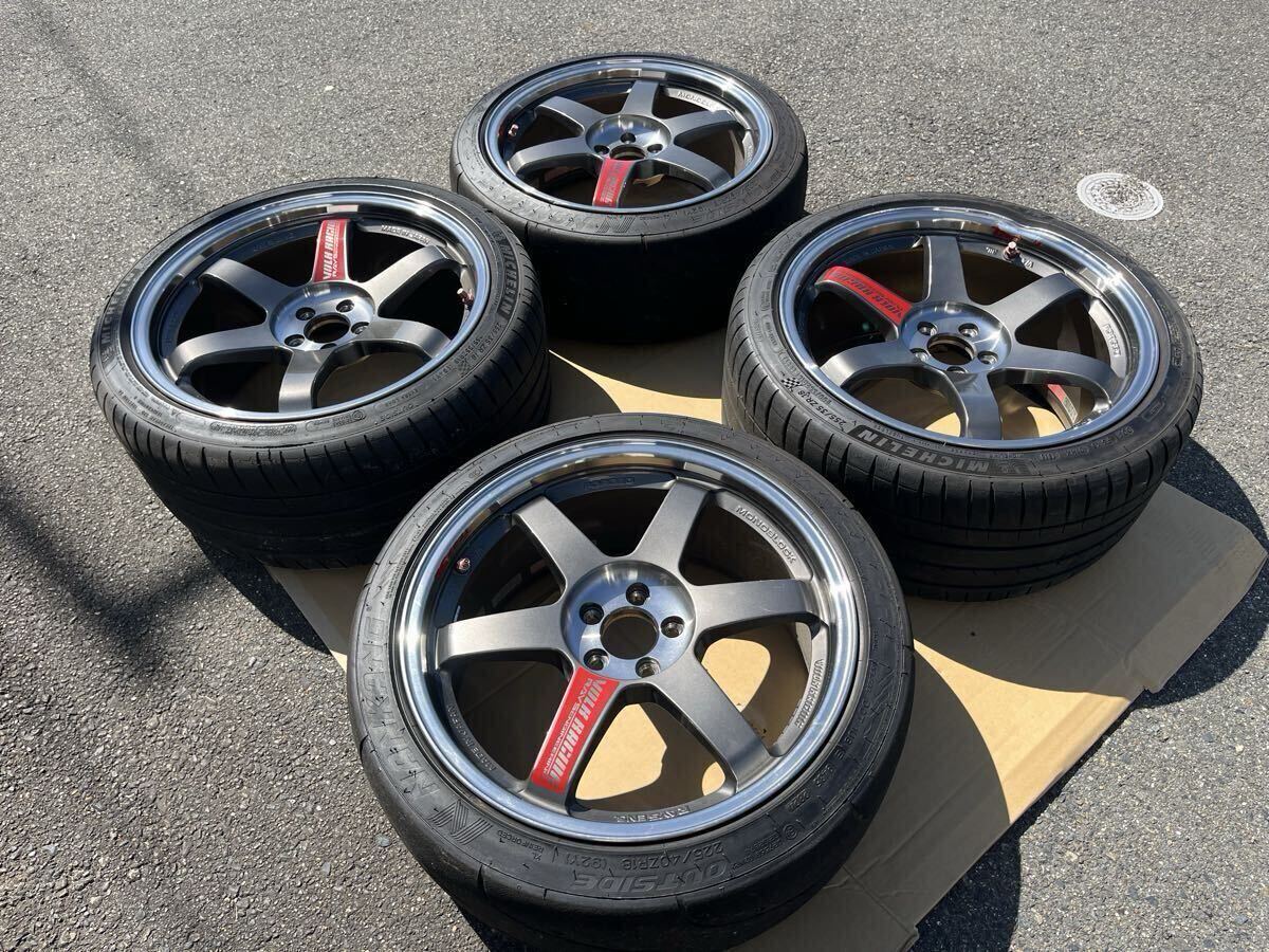 RAYS TE37SL 8.5J 9.5J +45 PCD100 5H ZN6 ZC6 ZC6 ZC8 GR86 BRZ カローラスポーツ　プリウス　18インチ
