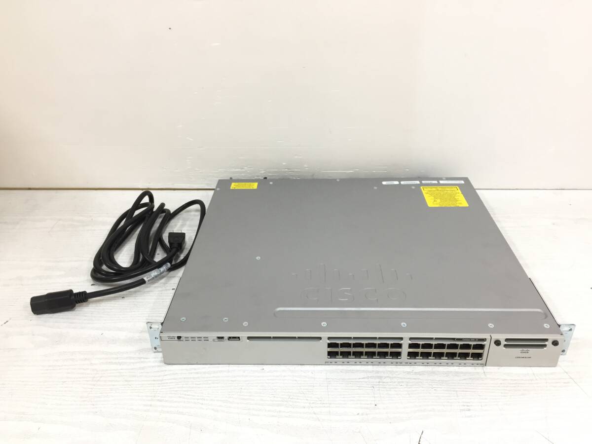 〇 Cisco Catalyst 3850 シリーズ WS-C3850-24T-S スイッチ 動作品