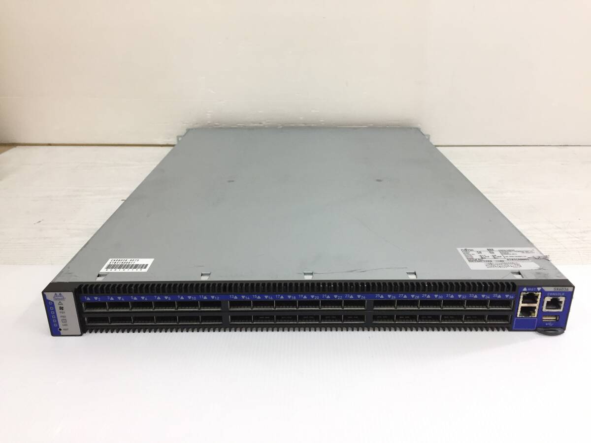 〇富士通 FUJITSU SX6036 Infinibandスイッチ (56Gbps 36ポート) 動作品