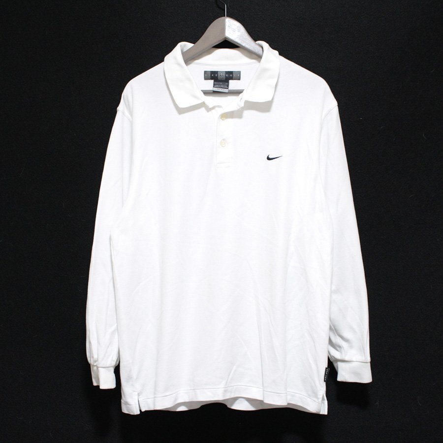 NIKE GOLF ナイキゴルフ 長袖 ポロシャツ 白 L