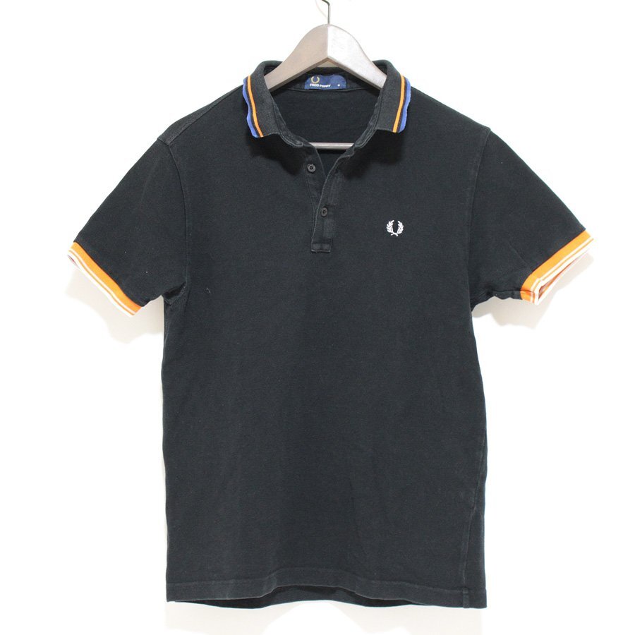 FRED PERRY フレッドペリー 半袖ポロシャツ 黒 M