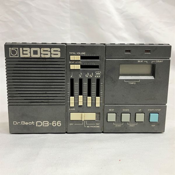 【R160】電子メトロノーム Dr.Beat ドクタービート DB-66 BOSS ボス チューニング タップテンポ リズムマシーン 現状品