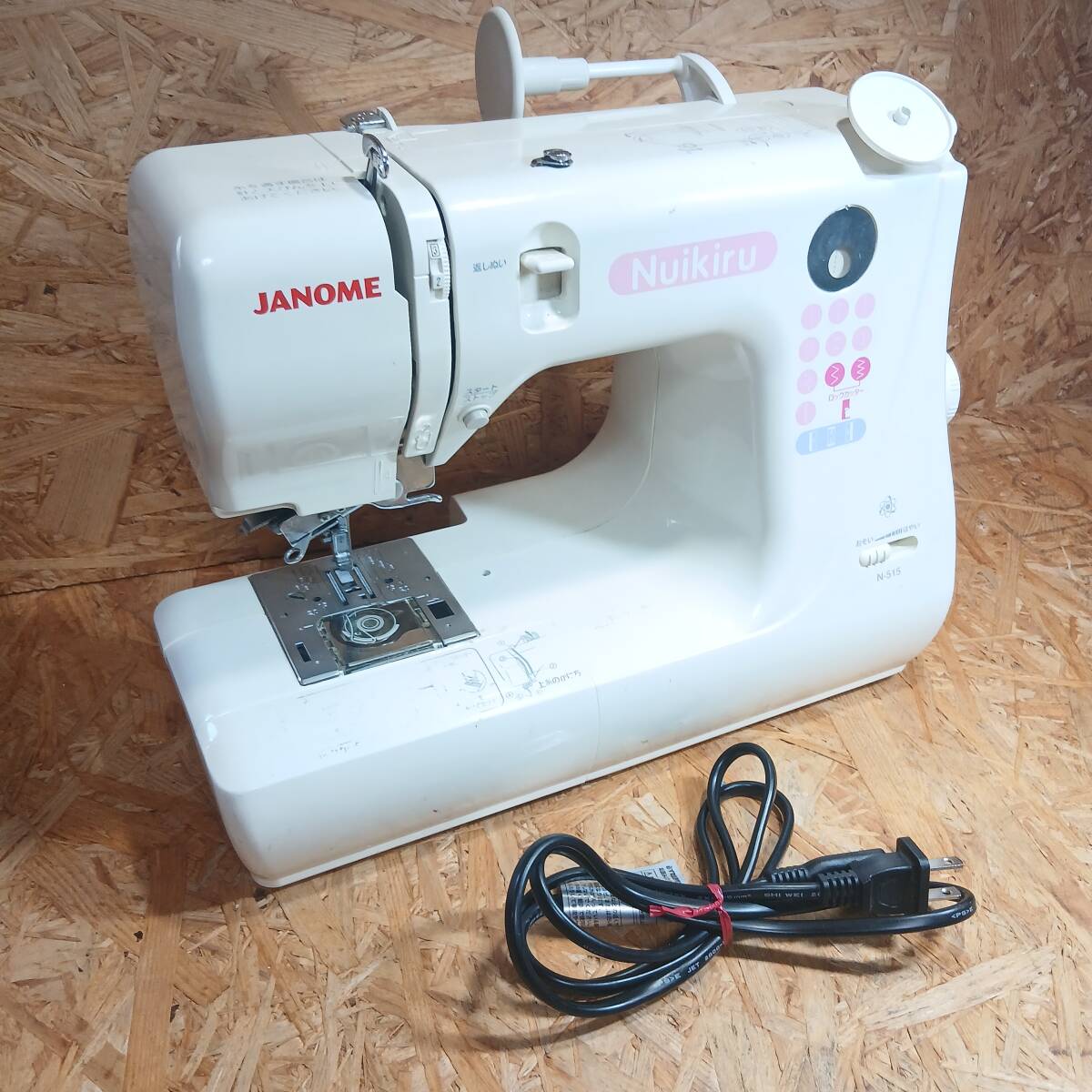 ●JANOME／ジャノメ　Nuikiru N-515　ヌイキル　電子ミシン 〇●K-7