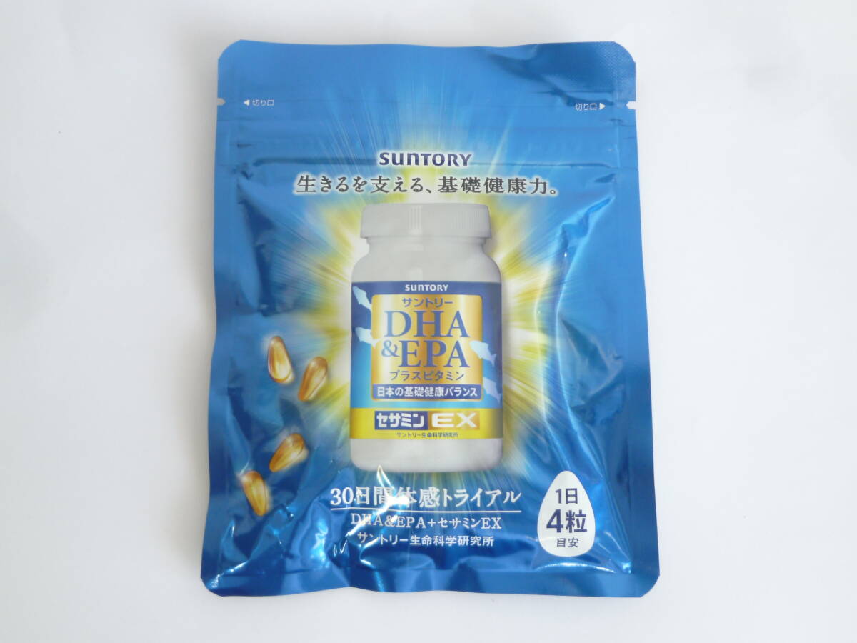 76191◆サプリメント SUNTORY/サントリー DHA&EPA プラスビタミン セサミンEX 120粒 栄養補助食品◆