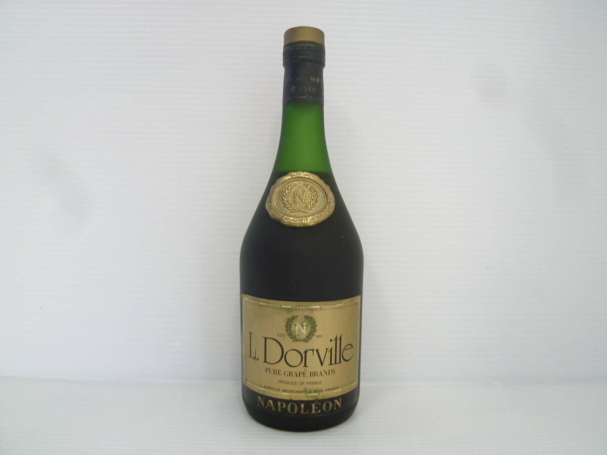76291◆古酒/未開栓 L.Dorville/ドーヴィル ナポレオン グレープブランデー 40% 700ml NAPOLEON PURE GRAPE BRANDY◆