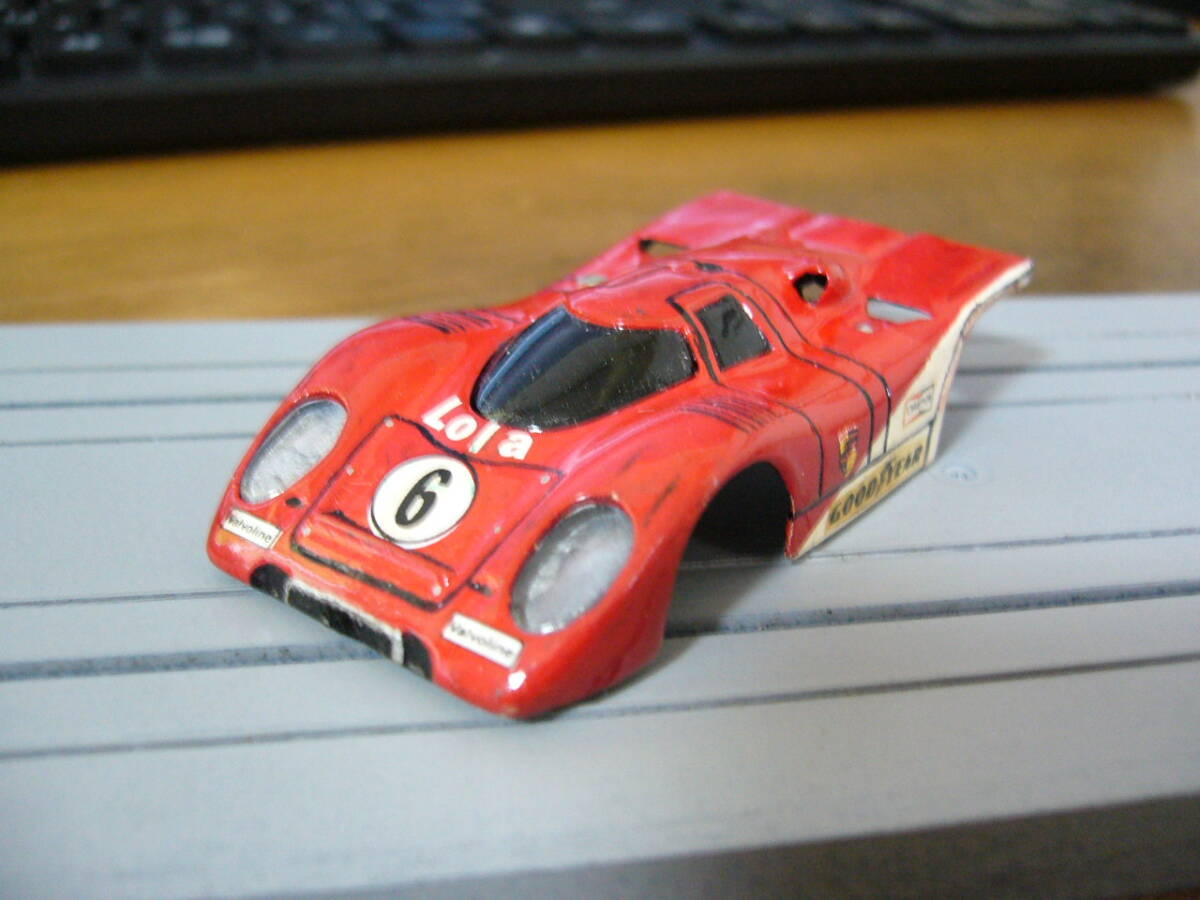 HOスロットカー ボディ　リペイントLOLAローラ