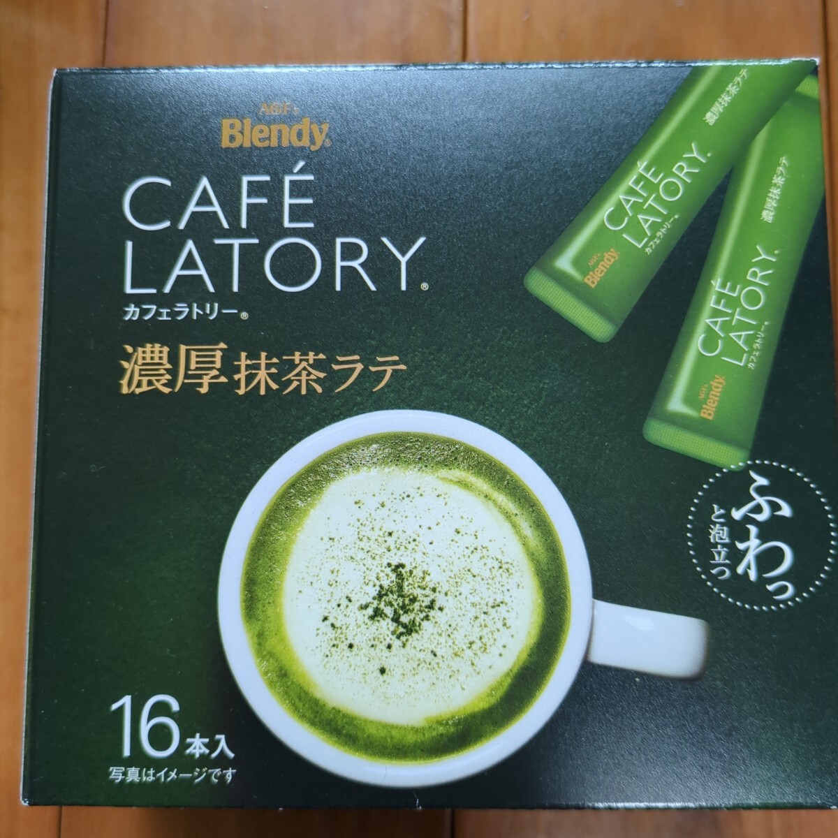 AGF Blendy CAF LATORY 濃厚抹茶ラテ 16本入