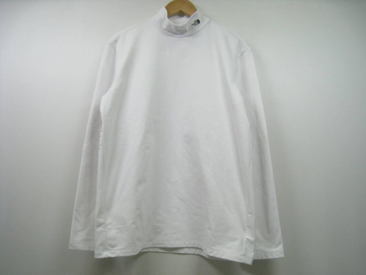 新品 THE NORTH FACE ノースフェイス NT7XQ52B TNF CROSS TREK MOCK NECK ロンT ロングスリーブTシャツ モックネック 白 ホワイト サイズM
