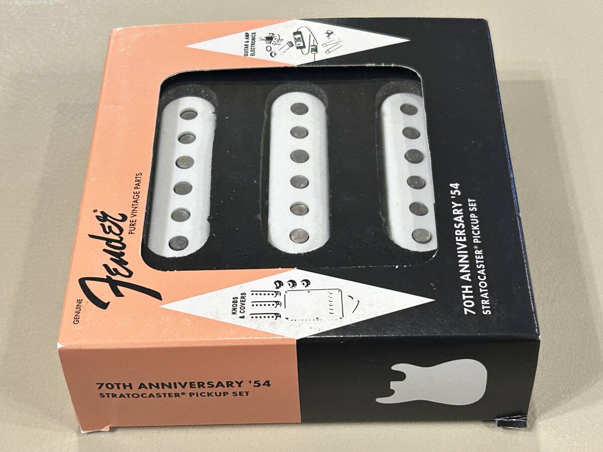 ■新品 抵抗値測定検品済み■Fender 70th Anniversary '54 Stratocaster Pickup Set 【フェンダーストア購入品】