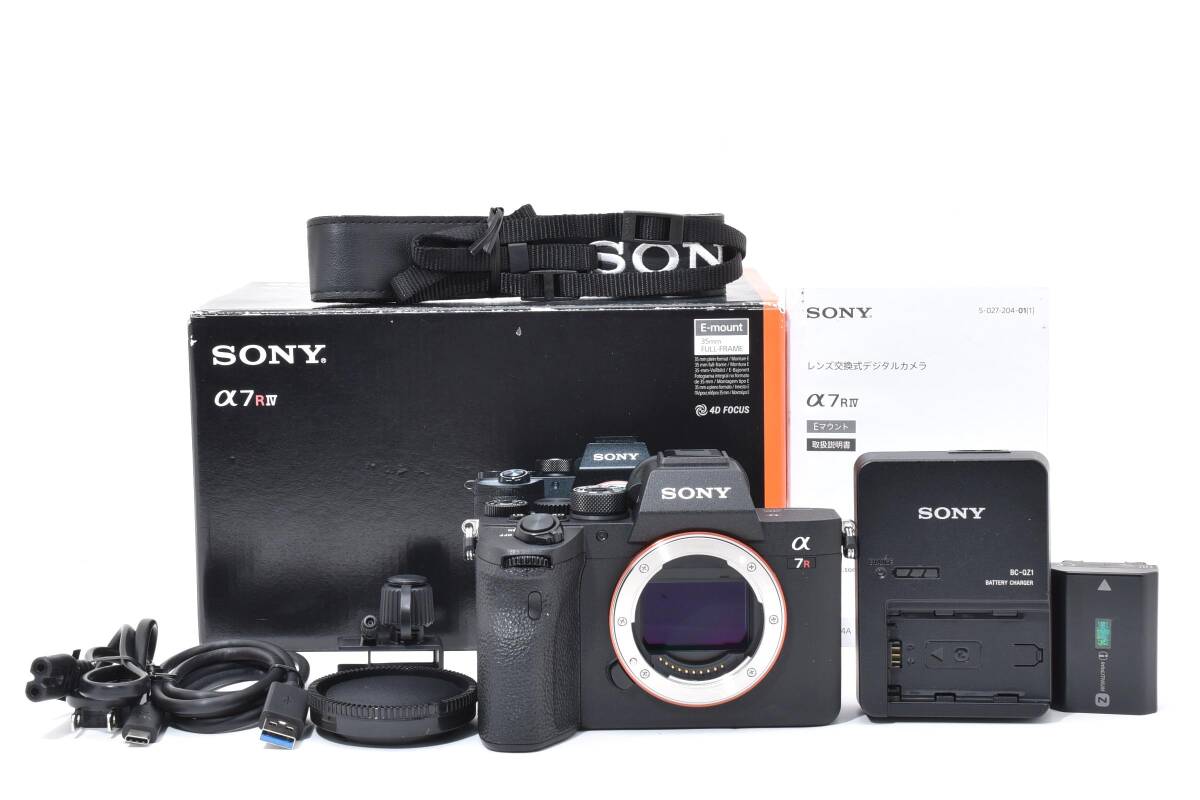 ■575ショット！ほぼ新品■ SONY ソニー α7RIV フルサイズ ミラーレス一眼カメラ ILCE-7RM4A #F048