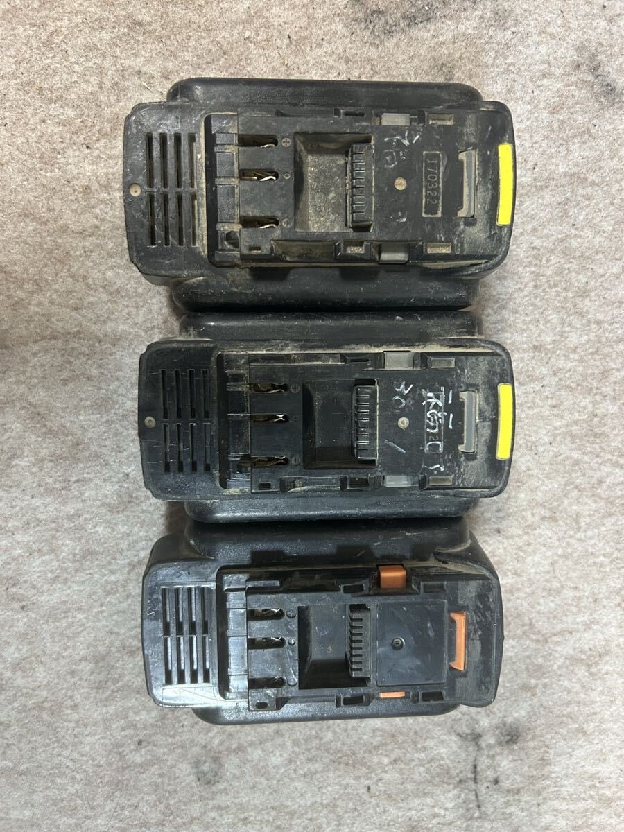 Panasonic(パナソニック) 18v5.0Ah リチウムイオン電池パック （EZ9L5 2點）（EZ9L51 1點）ジャンク品