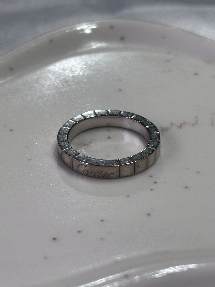 Cartier カルティエ ラニエール リング 約12号 K18WG ホワイトゴールド 指輪 【5-7-4】