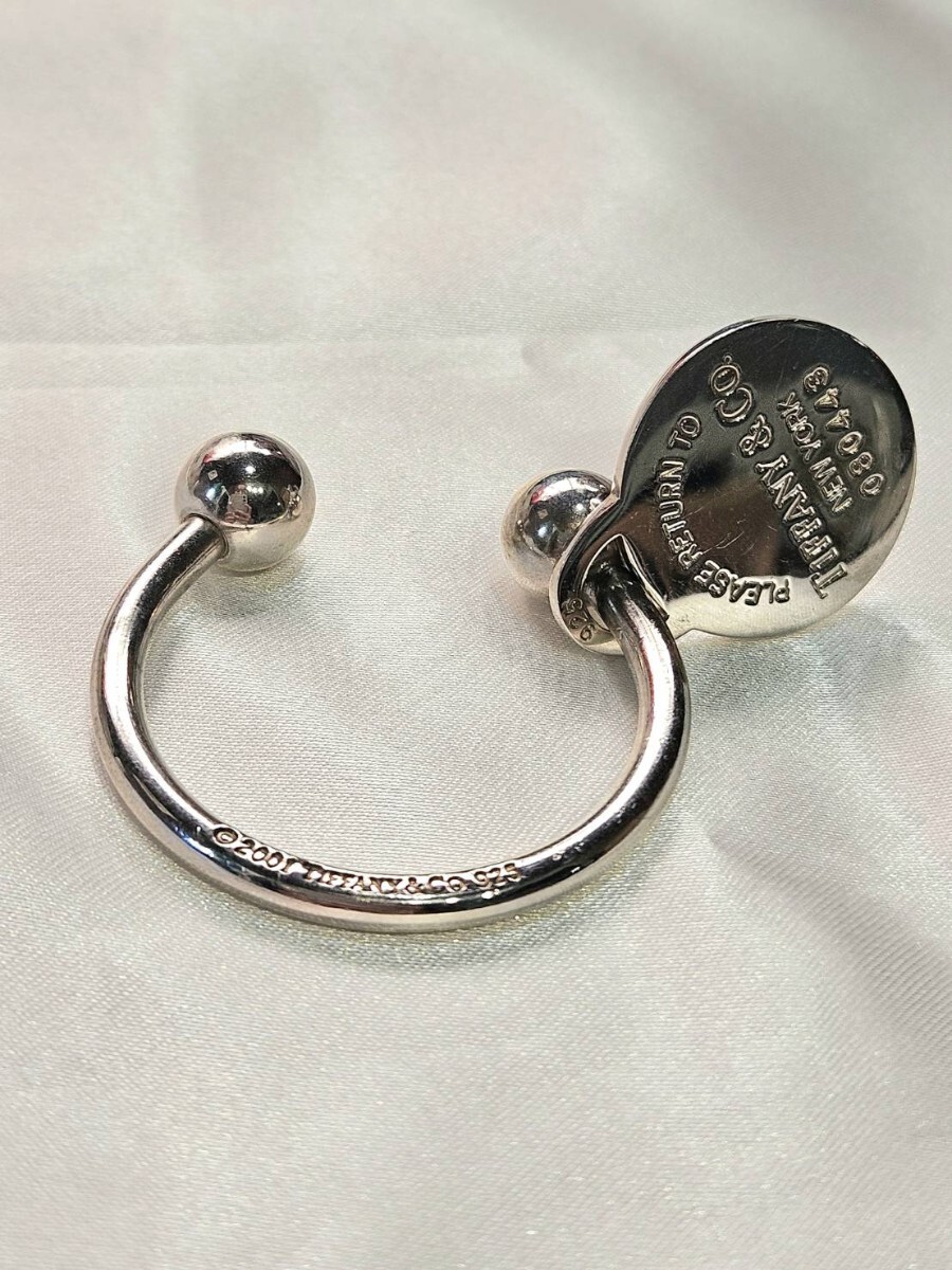 Tiffany & Co.（ティファニー） リターントゥ ティファニー シルバー925 キーリング　MN176【4-4-2】