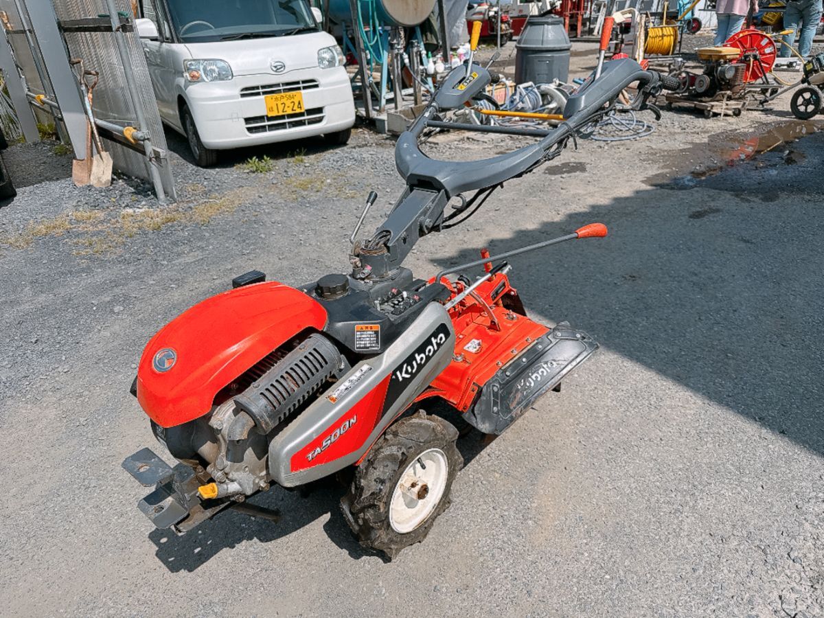 訳あり クボタ 農用トラクター TA500N-S 4.3馬力 歩行型 ガソリン 耕運機 管理機 中耕ロータリ RT300A 引取歓迎 茨城県 0518ら2 I外 西