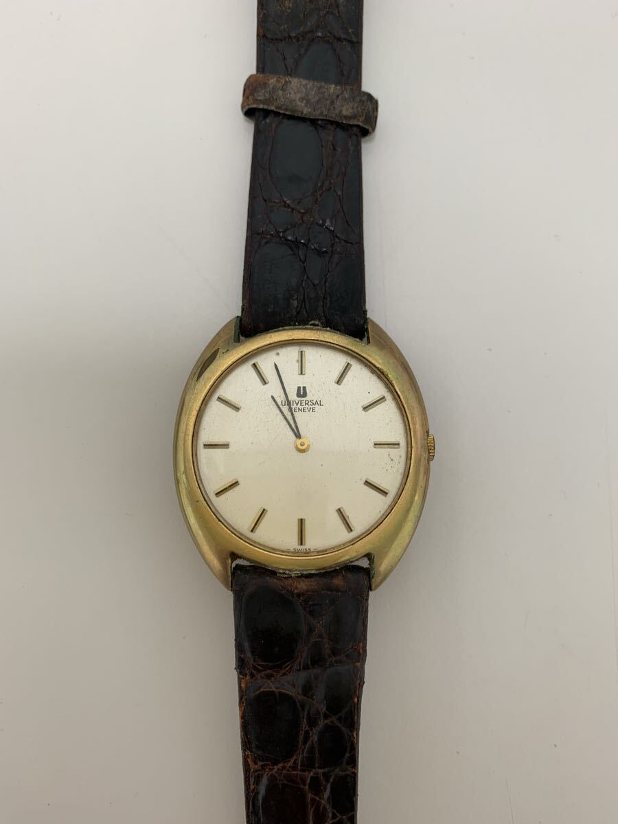 UNIVERSAL GENEVE ユニバーサルジュネーブ 手巻　腕時計 ゴールド