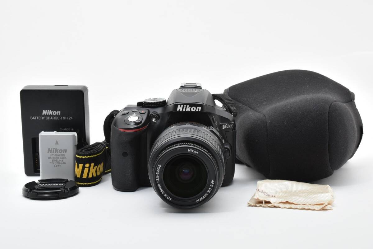 ★ 高性能APS-C一眼レフ★ Nikon ニコン D5300 レンズキット #6147