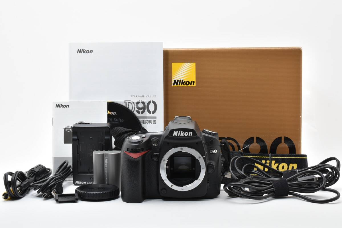★高性能APS-C一眼レフカメラ★ Nikon ニコン D90 ボディ 付属品多数 #6152