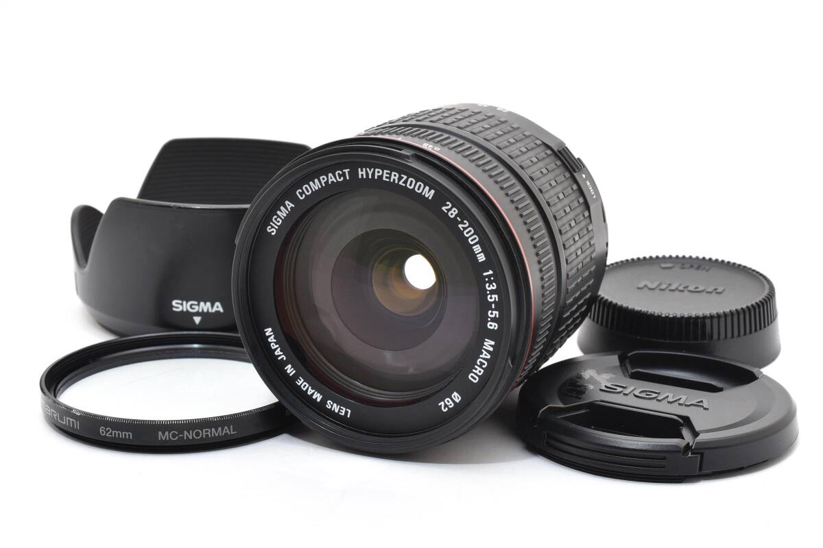 ★一本で広角?望遠をカバー★ SIGMA シグマ 28-200mm F3.5-5.6 D ASPHERICAL IF（ニコンFマウント） #0493