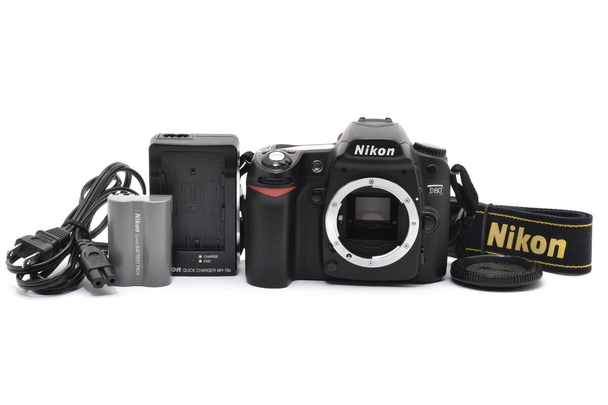 ★耐久性と操作性に優れた中堅機★ Nikon ニコン D80 ボディ #0496