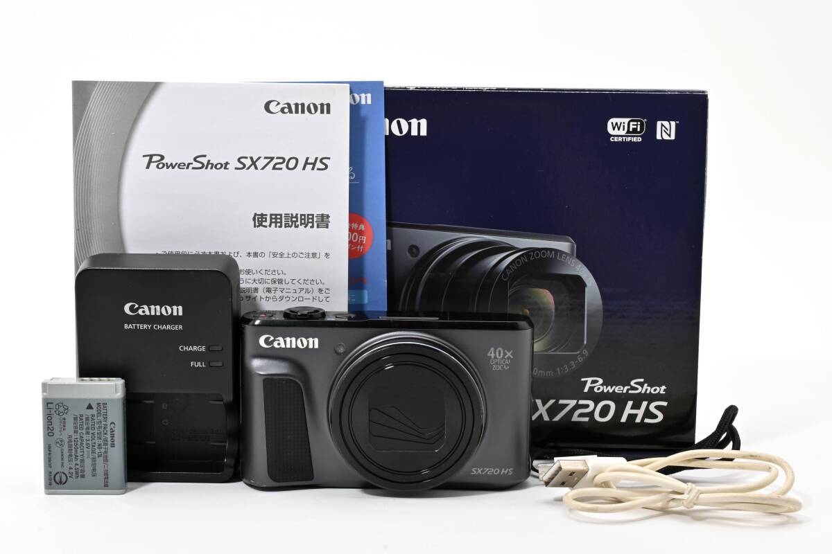 ★旅行に最適なズーム機★ Canon キャノン PowerShot SX720 HS ブラック #9936