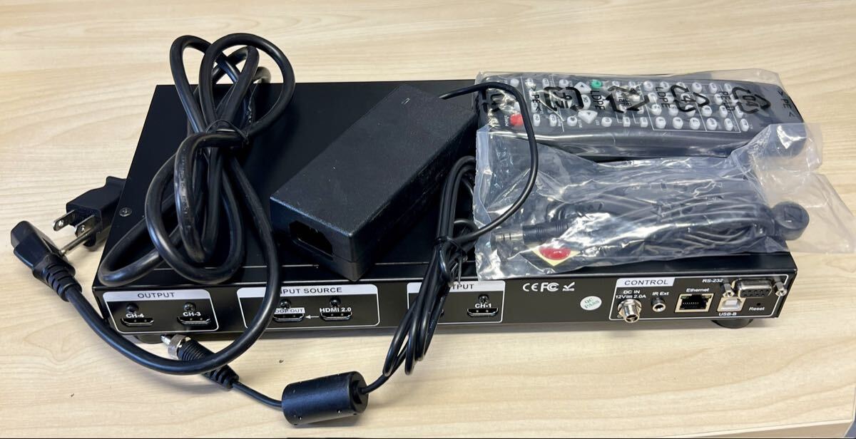 ③ GeoBox G406 Lite 4K/60対応 ビデオウォールコントローラー 動作良好 1年使用 付属品完備 在庫4台あり
