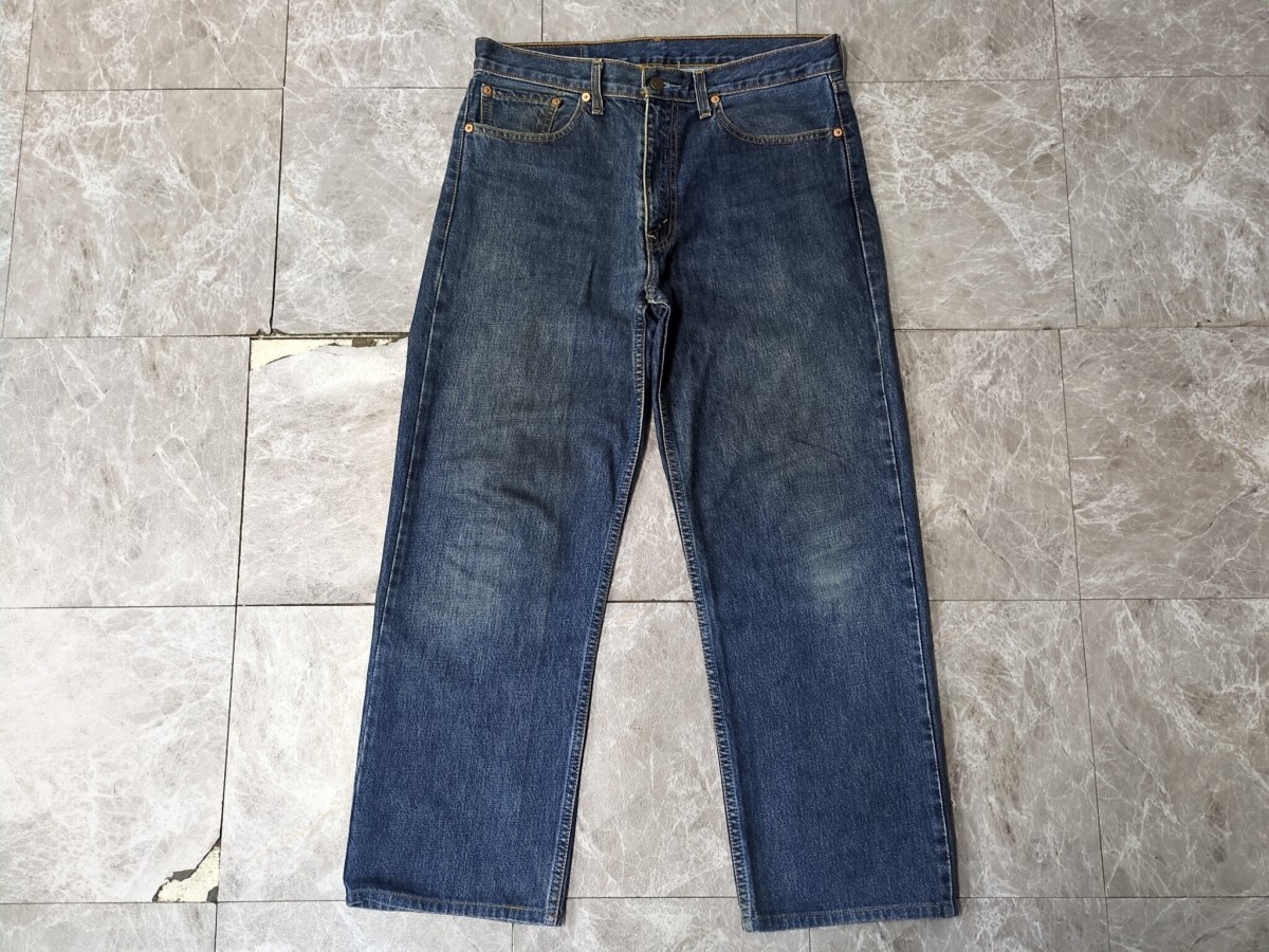 18. 90s LEVI'S ワイド シルエット 508 ヴィンテージ デニム パンツ ジーンズ アメカジ リーバイス メンズW34 インディゴ y804