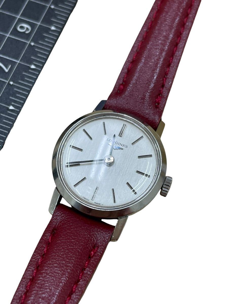 【稼働・手巻き・美品】ロンジン longines 17 908807 レディース 可動品 ヴィンテージ アンティーク 腕時計