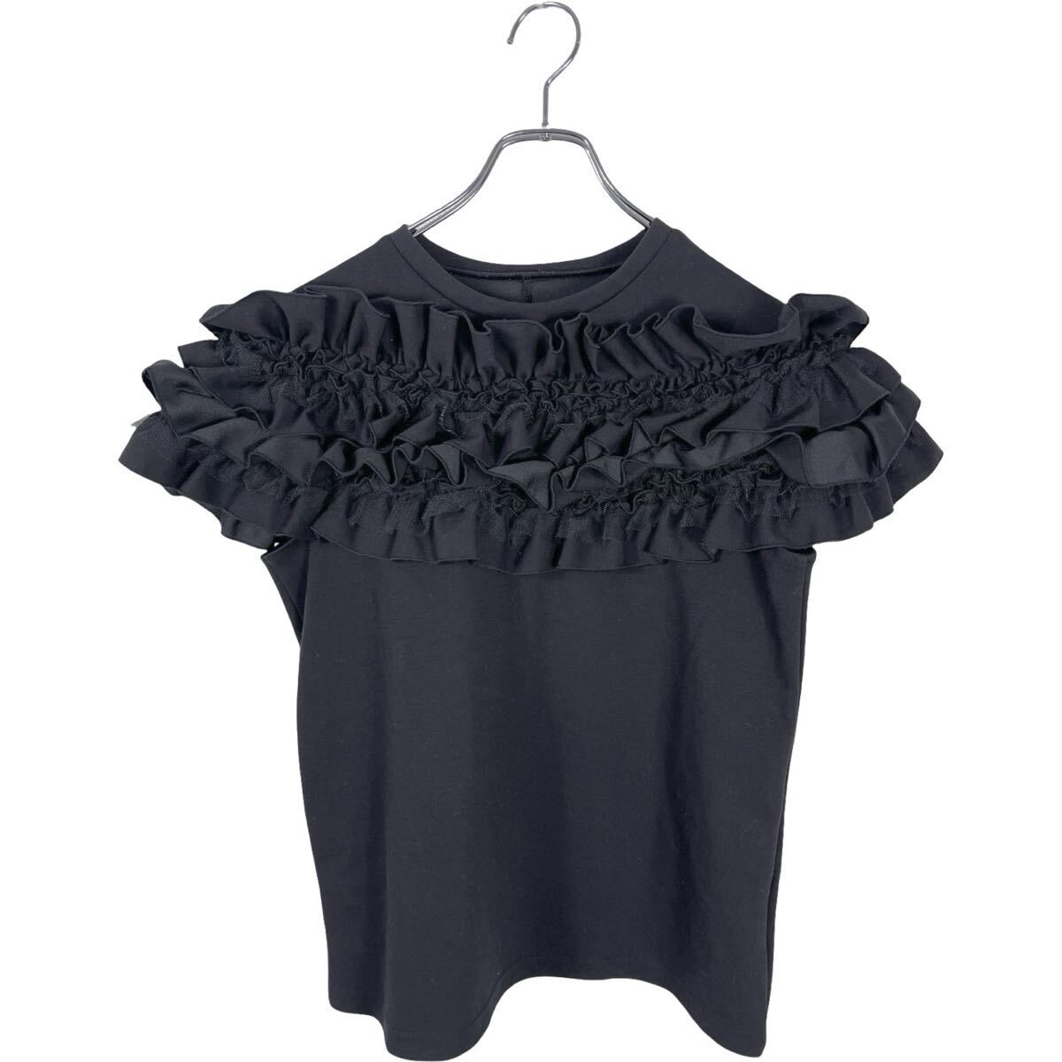 ●美品　TREFLE+1トレフルプラスワン　レディース　フリル装飾　トップス　カットソー Tシャツ