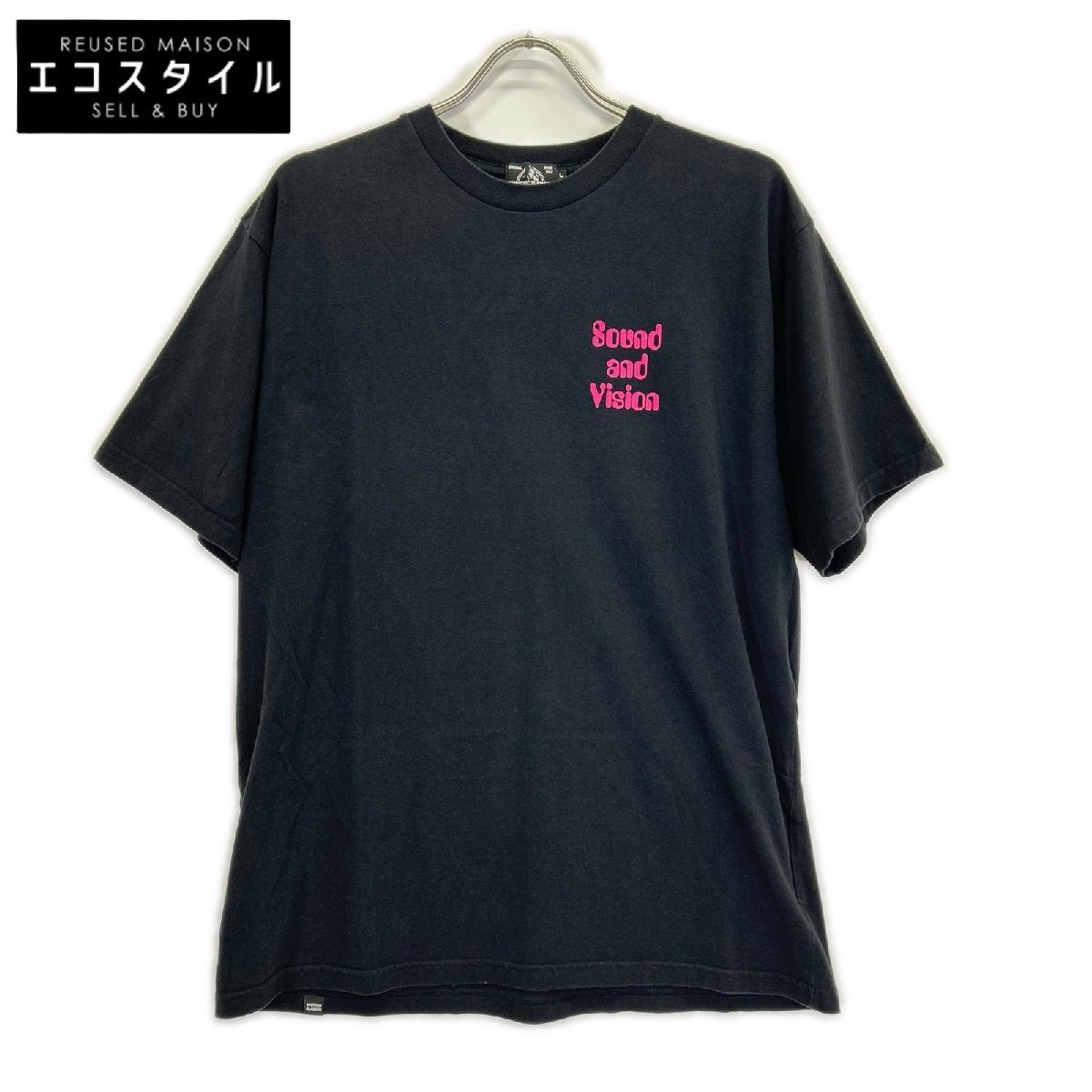 HYSTERIC GLAMOUR ヒステリックグラマー 02212CT08 ブラック DJ HYSTERIC Tシャツ L メンズ