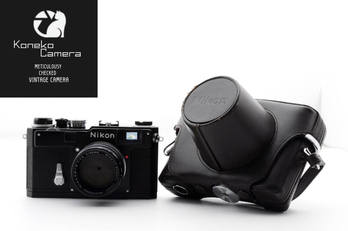 【希少品】NIKON S3 LIMITED EDITION BLACK Nippon kogaku NIKKOR-S 50mm F/1.4 C-765