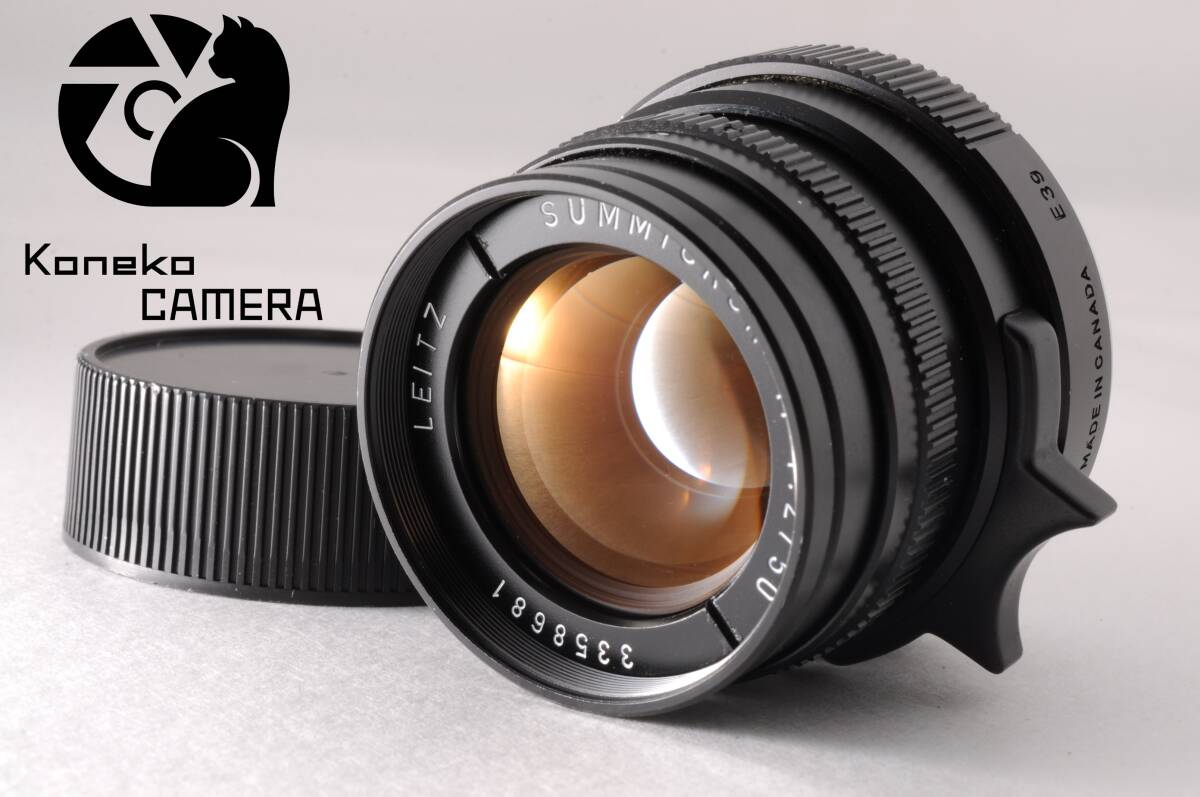 【動作品】Leica LEITZ SUMMICRON-M 50mm F/2 第3世代 C-1099