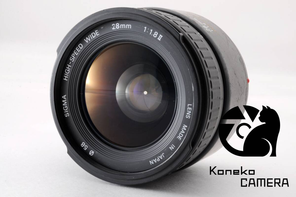 【動作品】SIGMA HIGH-SPEED WIDE 28mm F/1.8 II SONY Aマウント C-1086