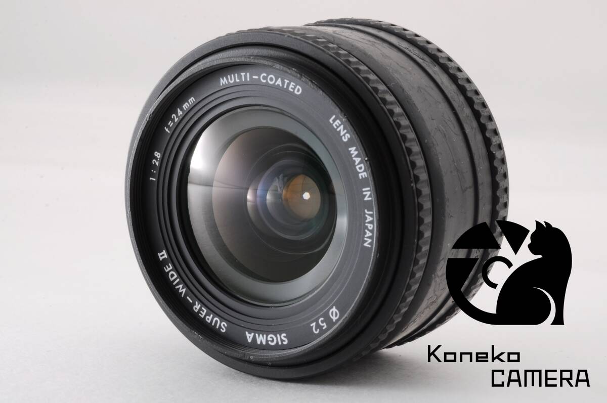 【動作品】SIGMA SUPER-WIDE II 24mm F/2.8 NIKON用マウント C-1100