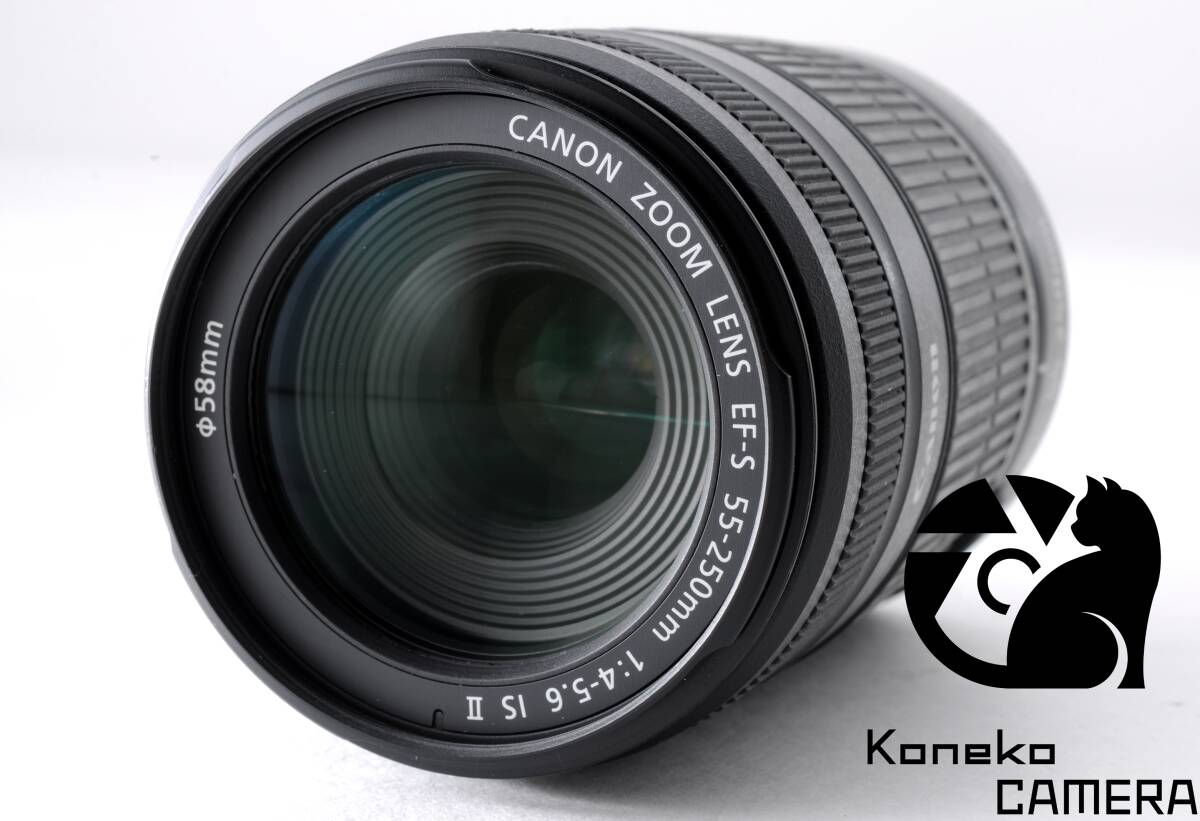【動作品】CANON ZOOM EF-S 55-250mm F4-5.6 IS II C-653