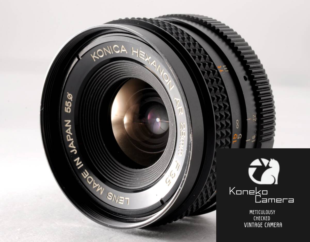 【動作品】KONICA HEXANON AR 28mm F/3.5 C-637