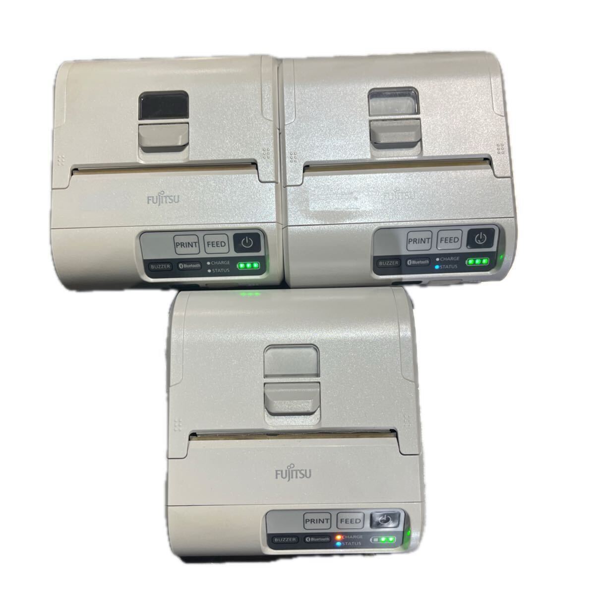 富士通/FUJITSU Bluetooth搭載 携帯プリンタPatioPrinter （パティオプリンタ） FHTPR431（KD54012-L440）三台纏め　動作確認済み