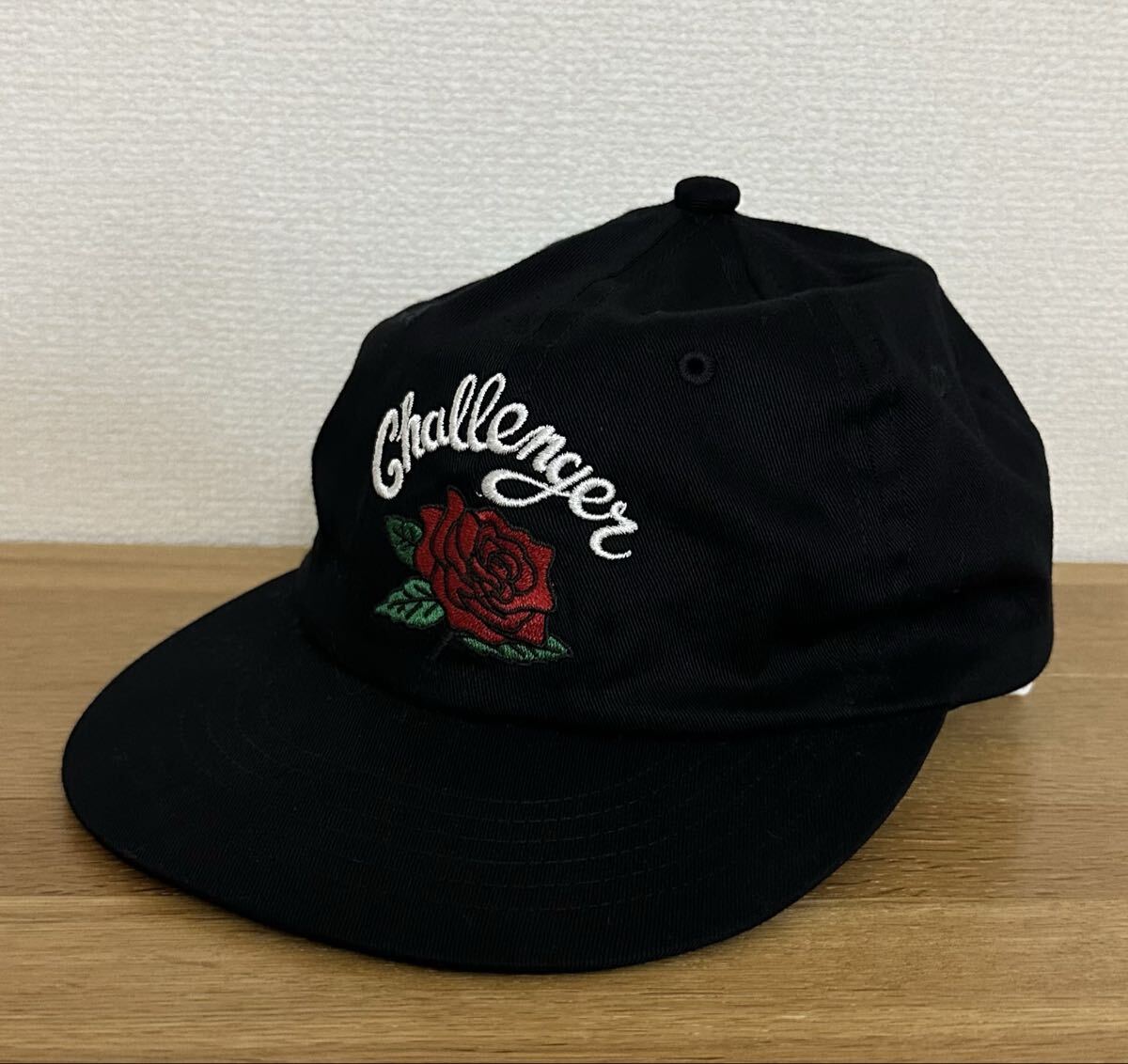 CHALLENGER 2025AW CLASSIC ROSE CAP チャレンジャー クラシックローズキャップ アジャスター 帽子 ブラック