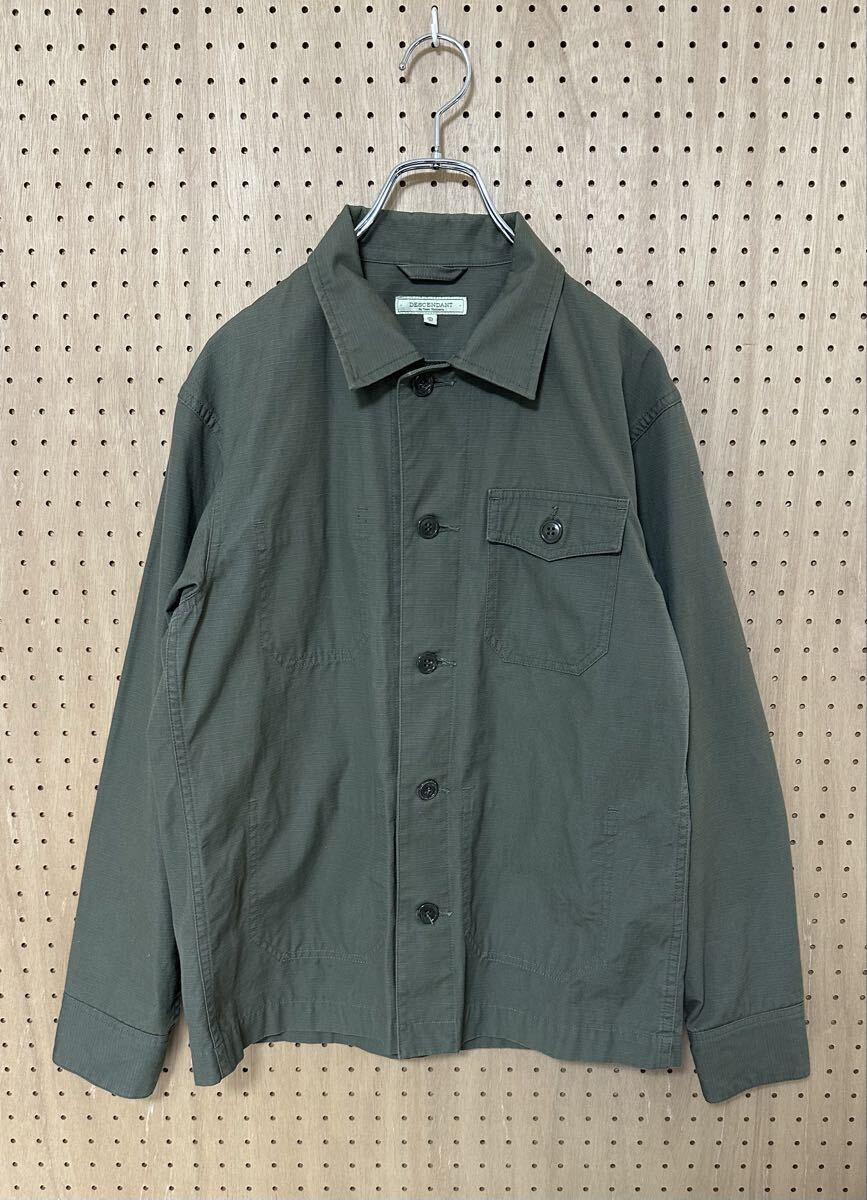 DESCENDANT ミリタリージャケット ディセンダント ミリタリーシャツ カーキ WTAPS