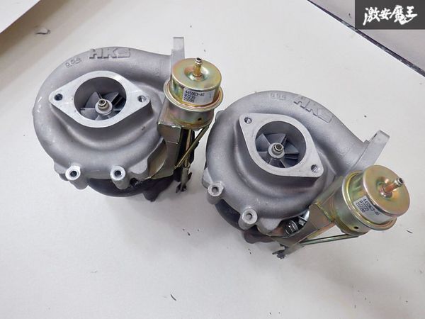 【奇麗//実動品】HKS GT2530 BNR32 BCNR33 BNR34 スカイライン GT-R RB26DETT ツイン タービン 過給機 2基 N1 調整式アクチュエーター