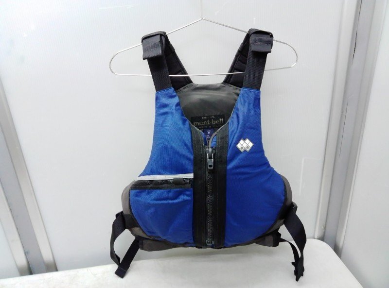 1 mont-bell モンベル ライフジャケット Mサイズ 1127558 リバーランナー ブルー×グレー系