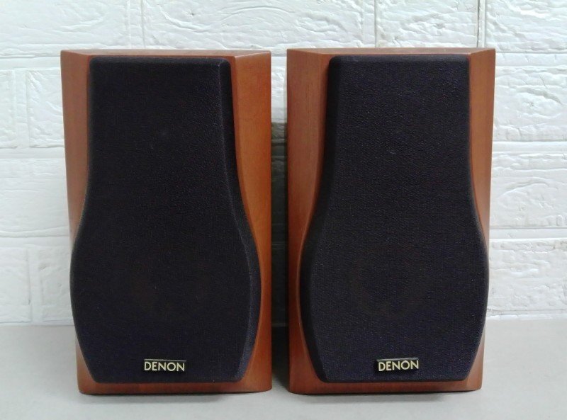 DENON デノン スピーカー ペア SC-A33 ブックシェルフ型 木目