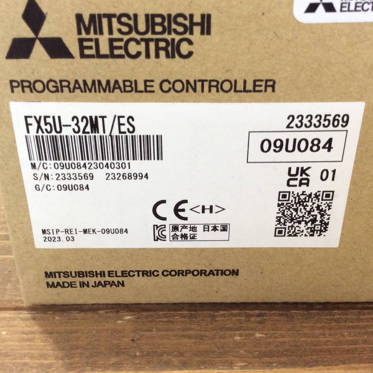 【AH-14675】新品未使用品 MITSUBISHI 三菱電機 CPUユニット FX5U-32MT/ES