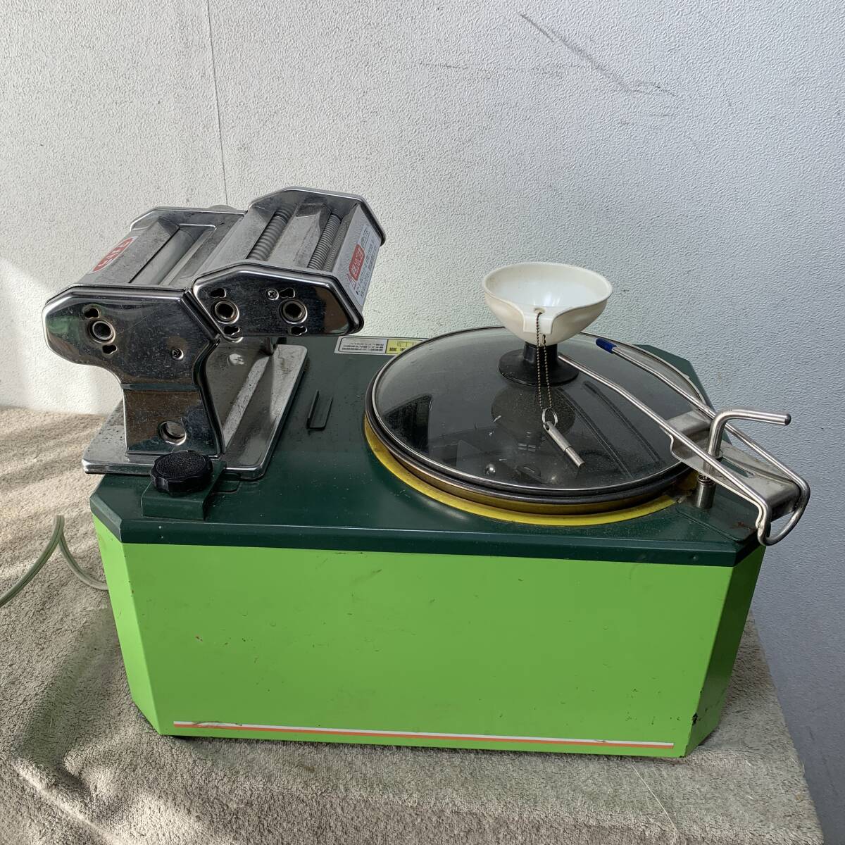 マメトラ農機　手打麺機　HS-3　業務用　そば　うどん　製麺　100V 　50/60Hz　XZ4504