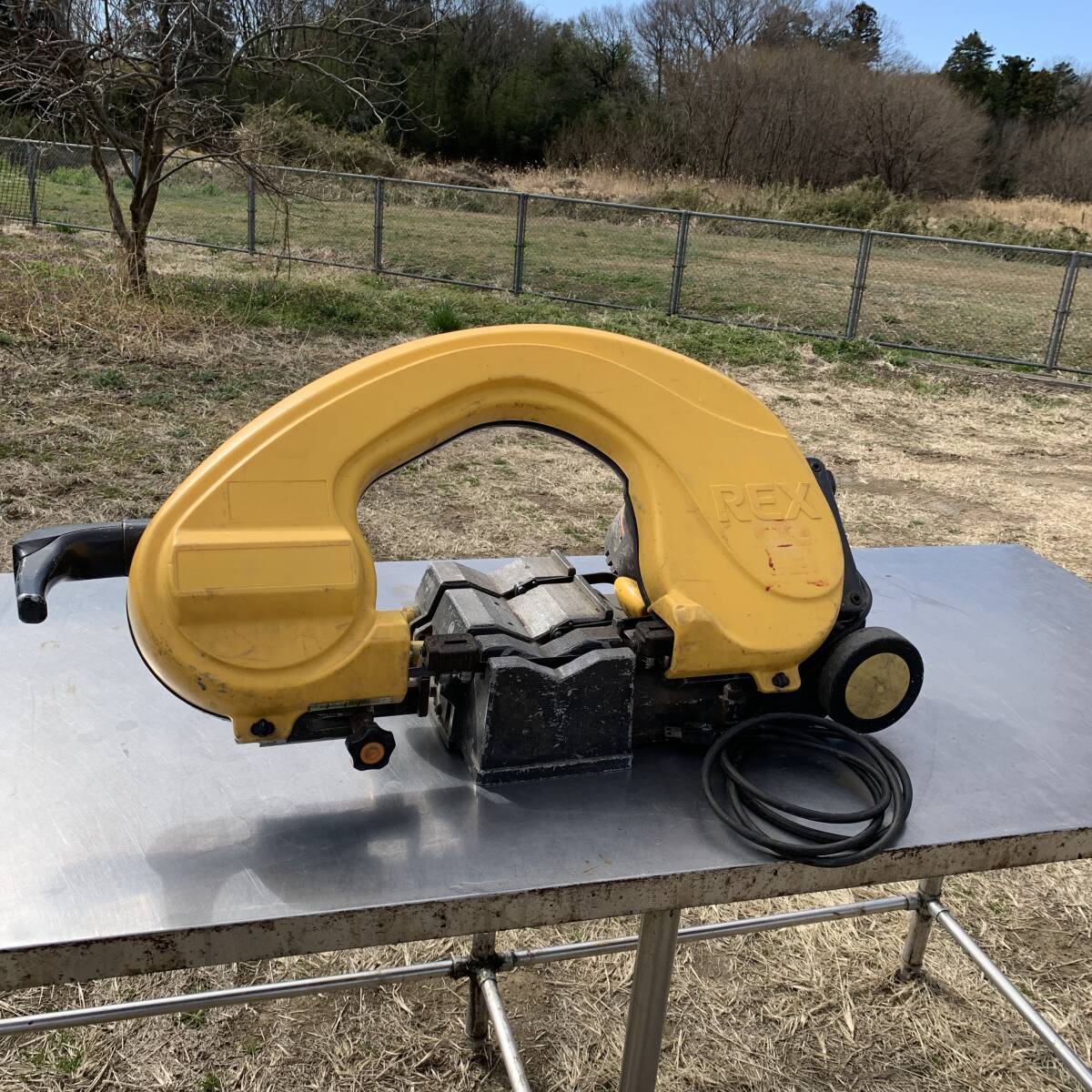 REX　バンドソー　マンティス　XB-180　180mm　チェーンバイス　パイプ　配管　鉄工　切断　XZ4524　