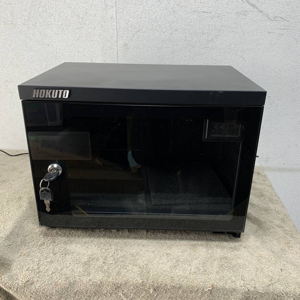HOKUTO　防湿庫　HS-25L　ドライボックス　カメラ　レンズ　容量25L　XZ4557